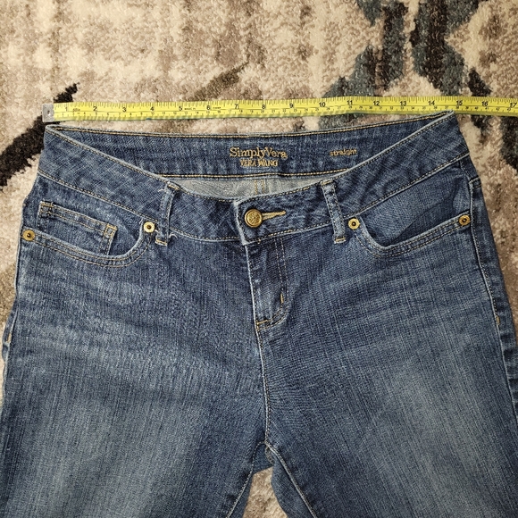 Vera Wang straight leg capri jeans size 6 - Picture 6 of 10